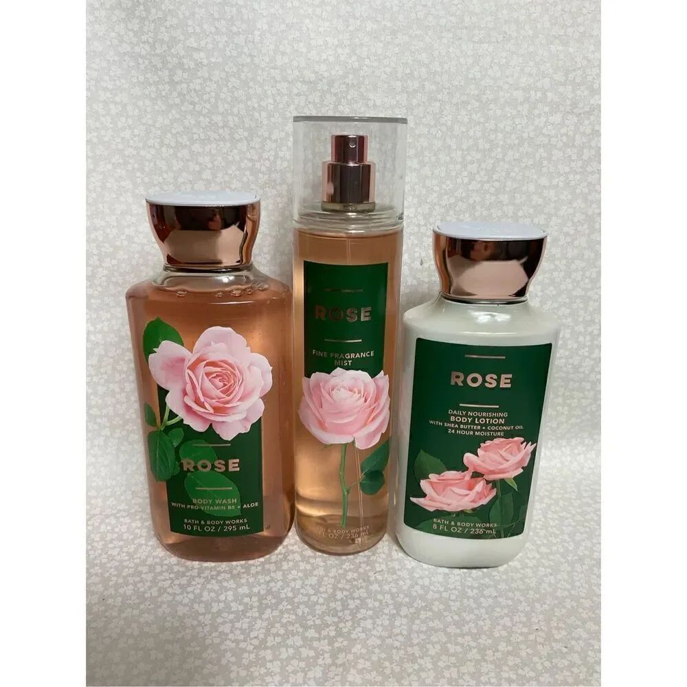 Bath and Body Works ROSE 3 Piece Set - Picture 5 of 5